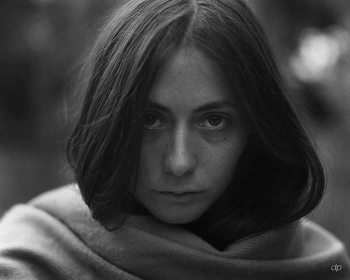portrait - argentique - femme de face